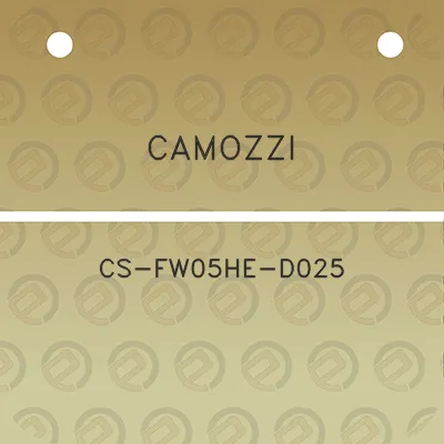 camozzi-cs-fw05he-d025