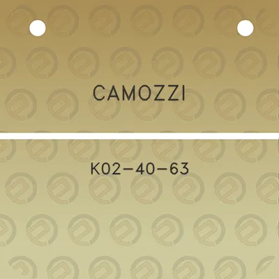 camozzi-k02-40-63