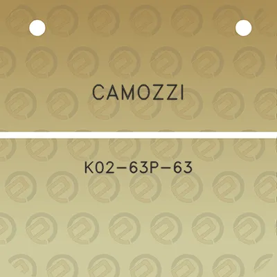 camozzi-k02-63p-63