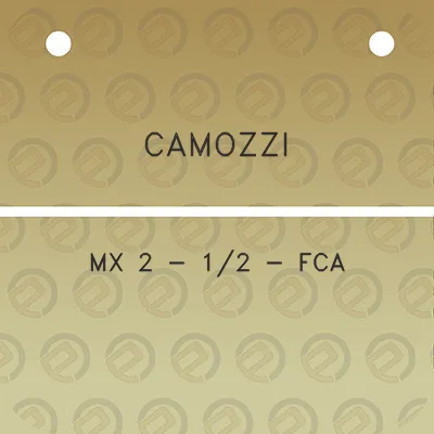 camozzi-mx-2-12-fca