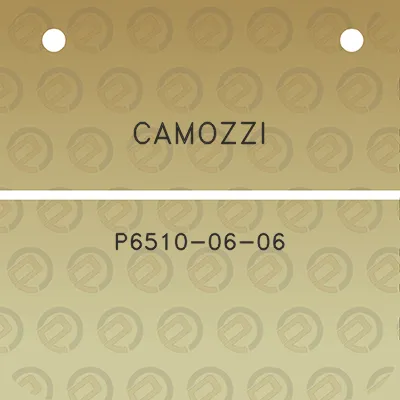 camozzi-p6510-06-06