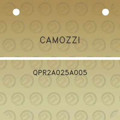 camozzi-qpr2a025a005