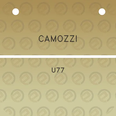 camozzi-u77