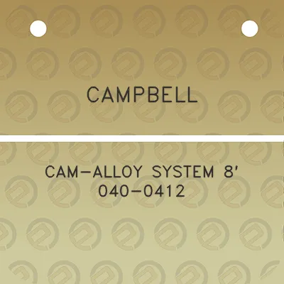 campbell-cam-alloy-system-8-040-0412