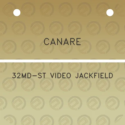 canare-32md-st-video-jackfield