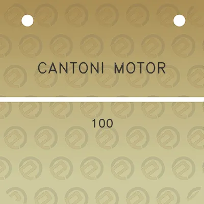 cantoni-motor-100