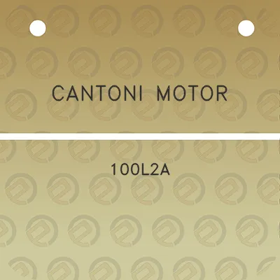 cantoni-motor-100l2a