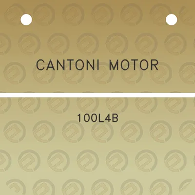 cantoni-motor-100l4b