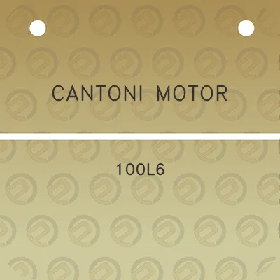 cantoni-motor-100l6