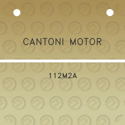 cantoni-motor-112m2a