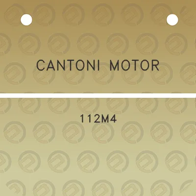 cantoni-motor-112m4