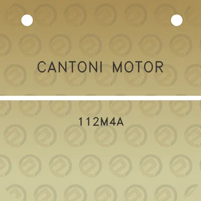 cantoni-motor-112m4a