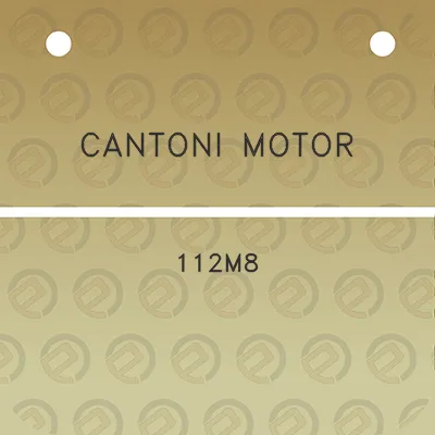 cantoni-motor-112m8