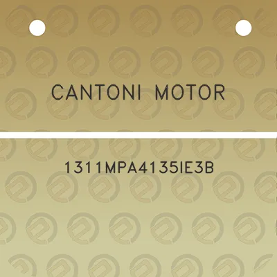 cantoni-motor-1311mpa4135ie3b