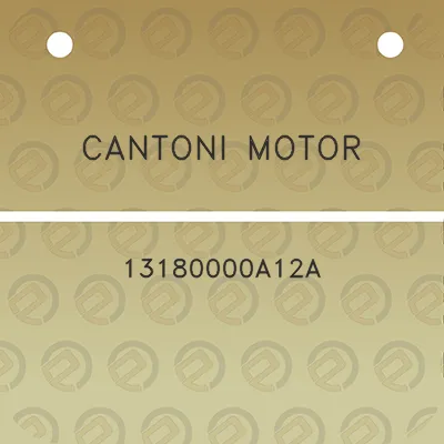 cantoni-motor-13180000a12a