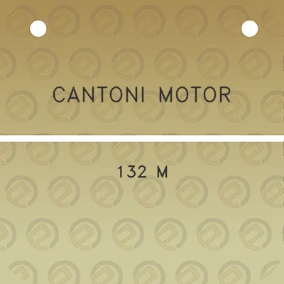 cantoni-motor-132-m