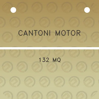 cantoni-motor-132-mq