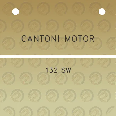 cantoni-motor-132-sw