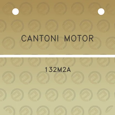 cantoni-motor-132m2a