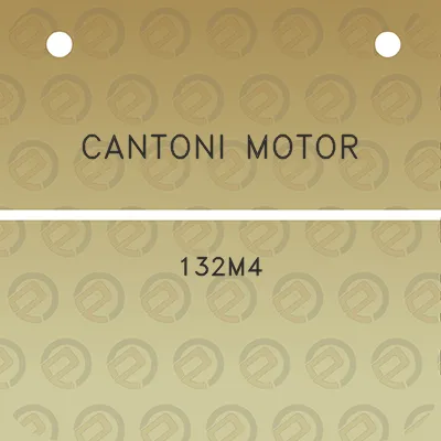 cantoni-motor-132m4