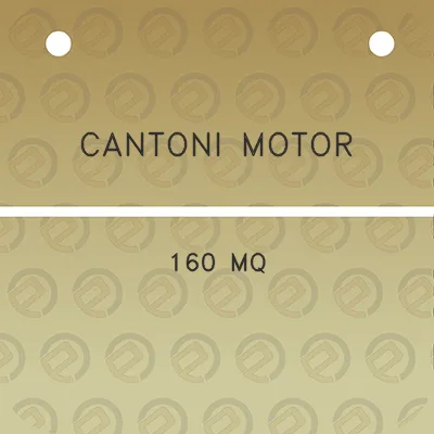 cantoni-motor-160-mq