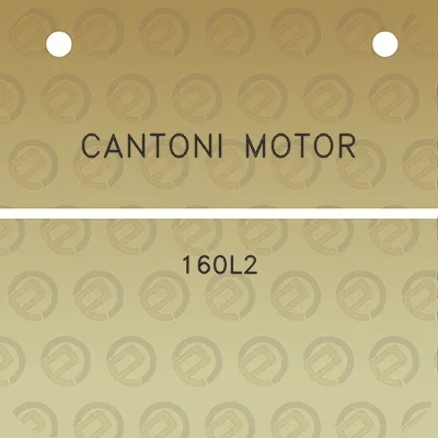 cantoni-motor-160l2