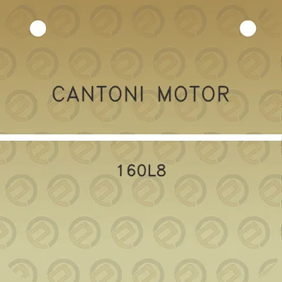 cantoni-motor-160l8