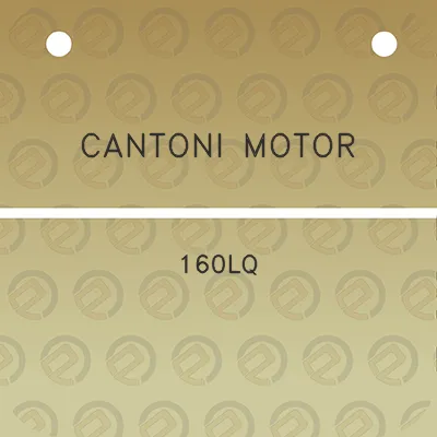 cantoni-motor-160lq