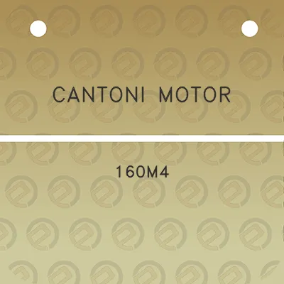 cantoni-motor-160m4