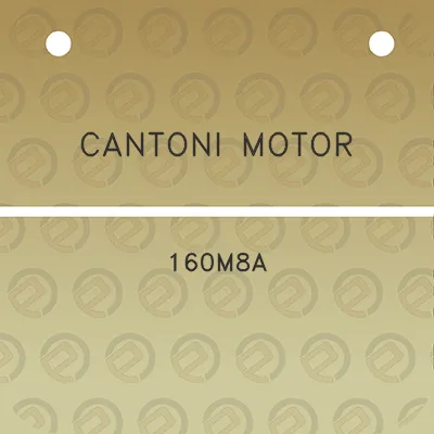 cantoni-motor-160m8a