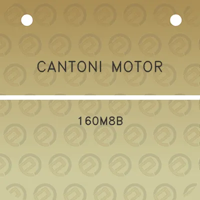 cantoni-motor-160m8b