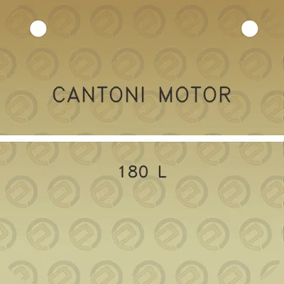 cantoni-motor-180-l