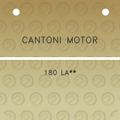 cantoni-motor-180-la