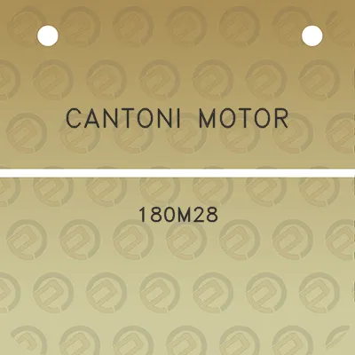 cantoni-motor-180m28