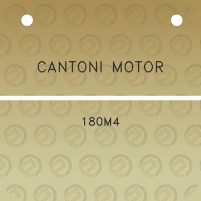 cantoni-motor-180m4