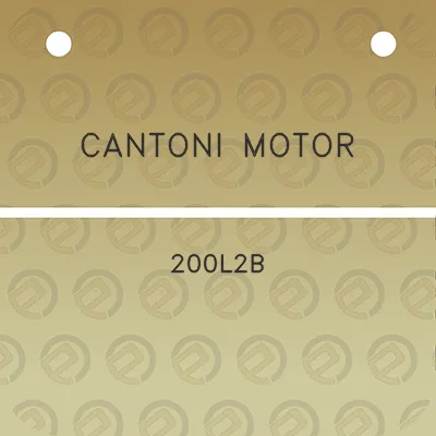 cantoni-motor-200l2b