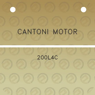 cantoni-motor-200l4c