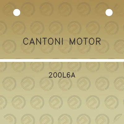 cantoni-motor-200l6a