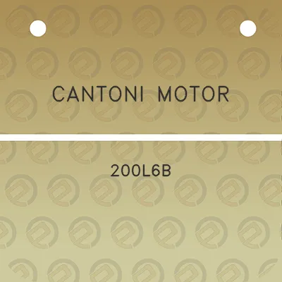 cantoni-motor-200l6b