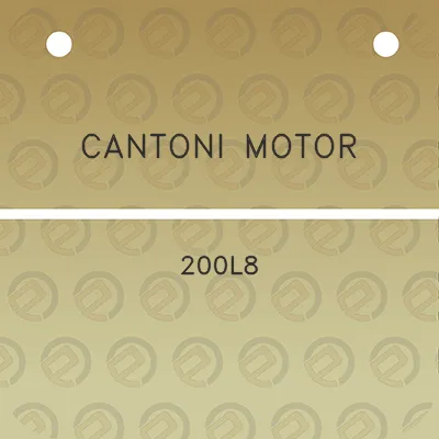 cantoni-motor-200l8