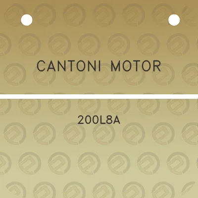 cantoni-motor-200l8a