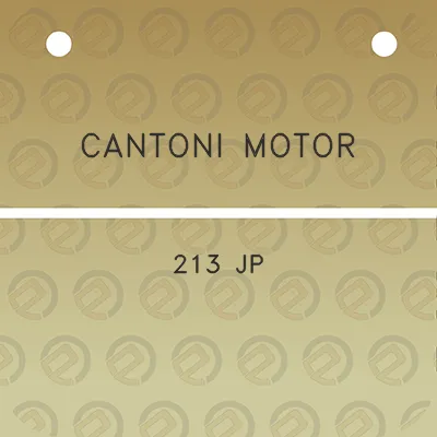 cantoni-motor-213-jp