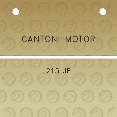 cantoni-motor-215-jp