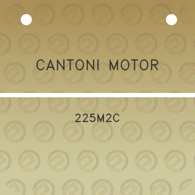 cantoni-motor-225m2c