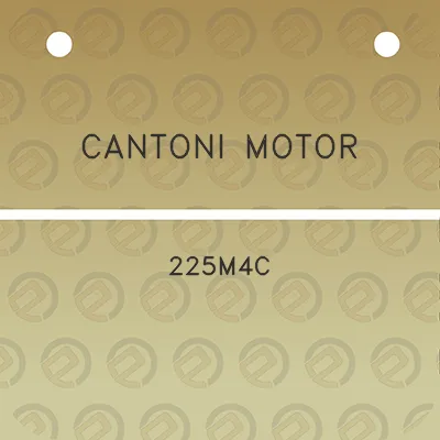 cantoni-motor-225m4c