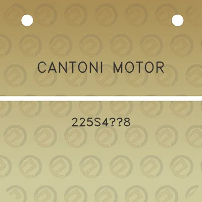 cantoni-motor-225s48