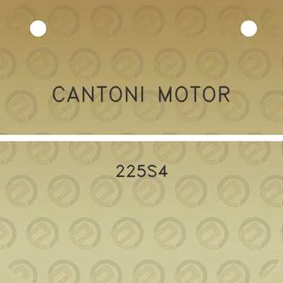 cantoni-motor-225s4