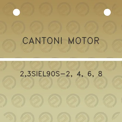 cantoni-motor-23siel90s-2-4-6-8