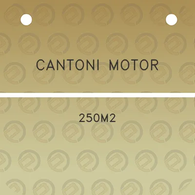 cantoni-motor-250m2