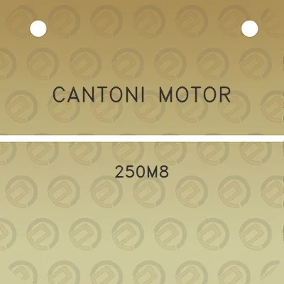 cantoni-motor-250m8